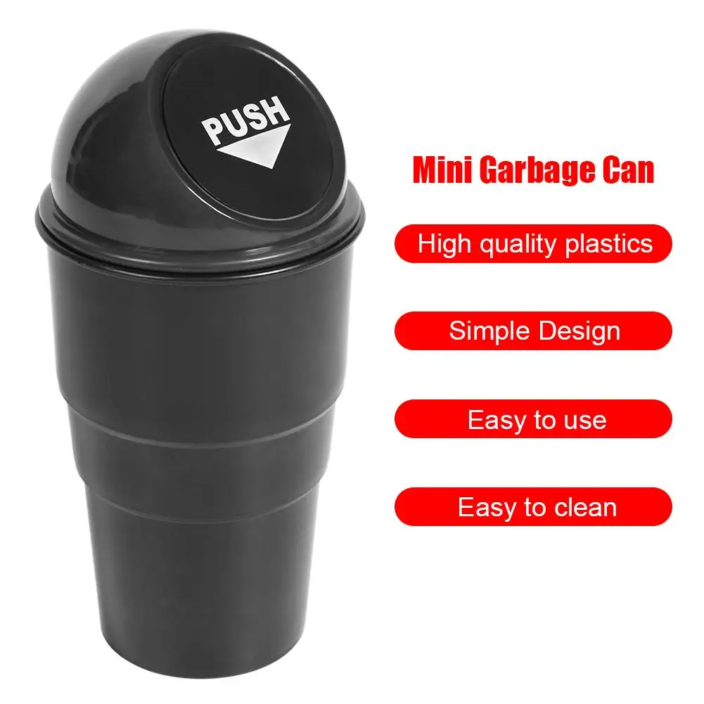 Car Trash Can Mini Auto Creative Vehicle Dust Holder Bin Box MGO3