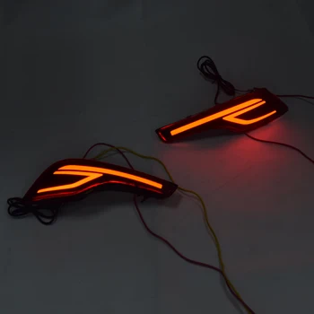 

LED Rear Bumper Reflector Lamp Tail Brake Light Fog Lamp for Honda CRV CR-V 2017 2018 2019 led Lens