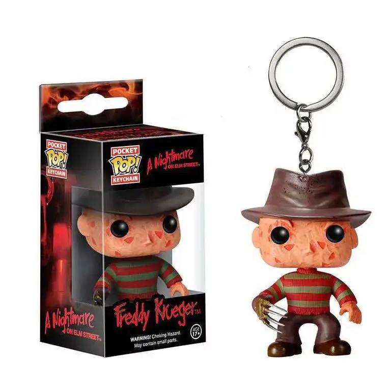 

FUOKO POP hand to do Ghost Street Krueger film keychain gift Christmas night fright JACK hand model model key ring pendant gift
