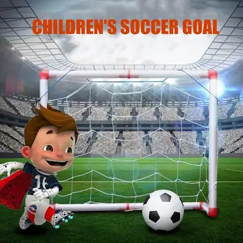 

Durable Football Net Children'S Soccer Net Plastic Outdoor Ball Sports Goalkeeper Game Soccer Ball Net Portable White Practical