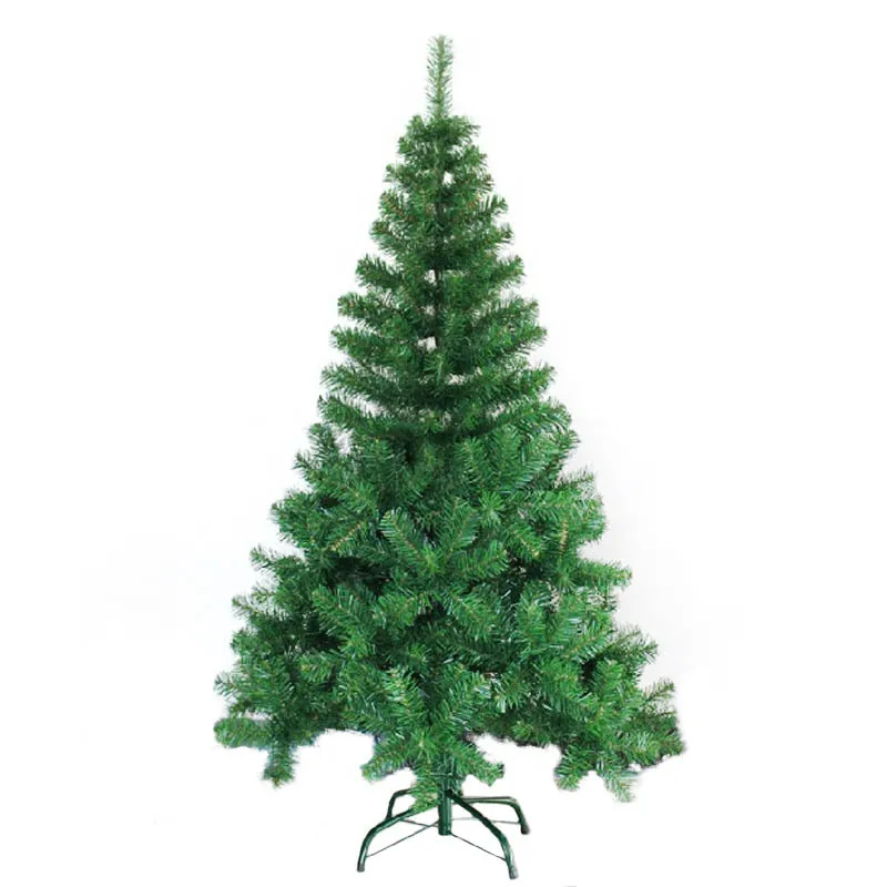 

Christmas Ornaments PVC Green 150 Cm Christmas Tree Encryption Tree Iron Stand Holiday Decorations And Ornaments Scene Decorativ