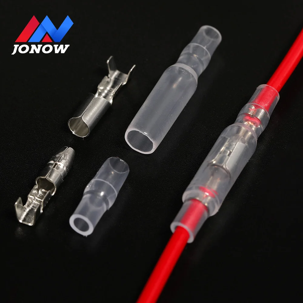 100PCS40mmBulletTerminalConnectorElectricalWireConnectorSilver