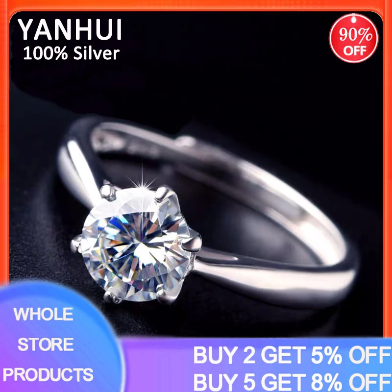 With Certificate Natural 1 Carat Zirconia Gemstone Ring With 18K RGP Mark White Gold Pt Wedding Band Engagement Rings For Women With Certificate Natural 1 Carat Zirconia Gemstone Ring With 18K RGP Mark White Gold Pt Wedding Band Engagement Rings For Women