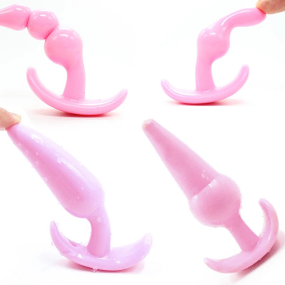 4 PCS TPR Material Anal Dildo Male Female Prostate Massager Beads Plug G Spot Butt Masturbation Sex Toys for Couple | Красота и