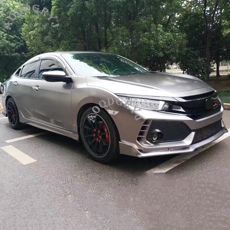 Неокрашенный набор кузова для модификации автомобиля обновленный TYPER style Honda 10th Gen