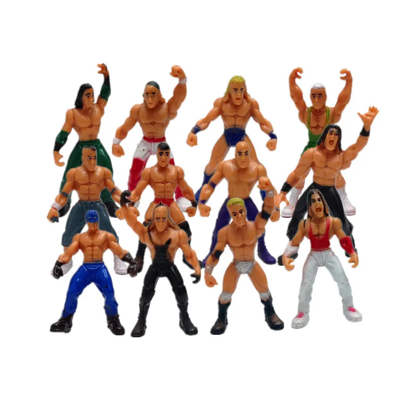 5 Cm Трансграничной WWE 12-человека модель комплект детский игровой домик игрушки украшения с фабрики - Цвет: 5 Cm