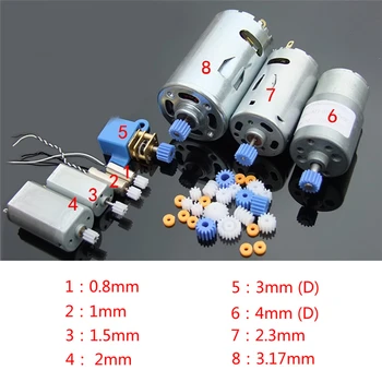 

16 Kinds Shaft Gears Spindle Gears Gear-B 2MM 2.3MM 3MM 3.17MM 4MM Worm Plastic