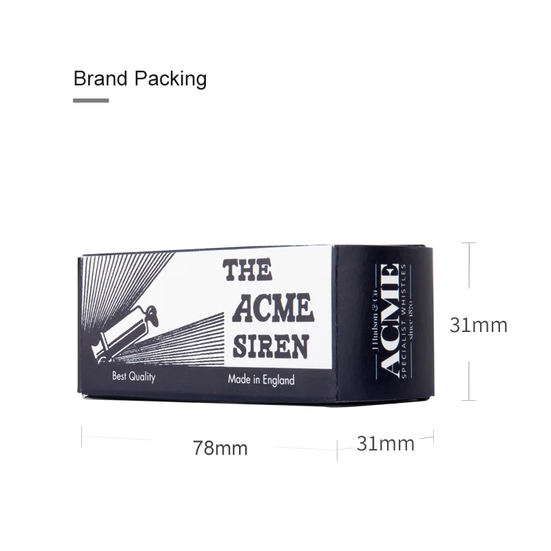 New Fashion ACME Siren 147 Outdoor Survival Whistle Brass Nickel Plated Hand polished Siren Whistle