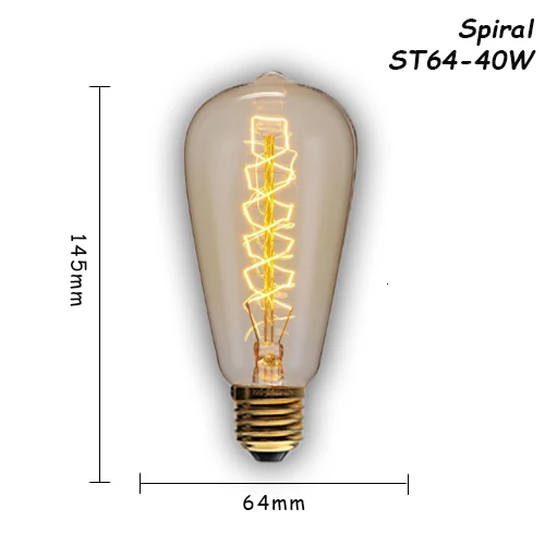 6 шт./партия edison светильник лампочка E27/E14 старинные лампы 110 V/220 В ампулы для дома/мебель для спальни/мебель для гостиной Декор 40 Вт/60 Вт можно использовать энергосберегающую лампу или светодиодную лампочку
