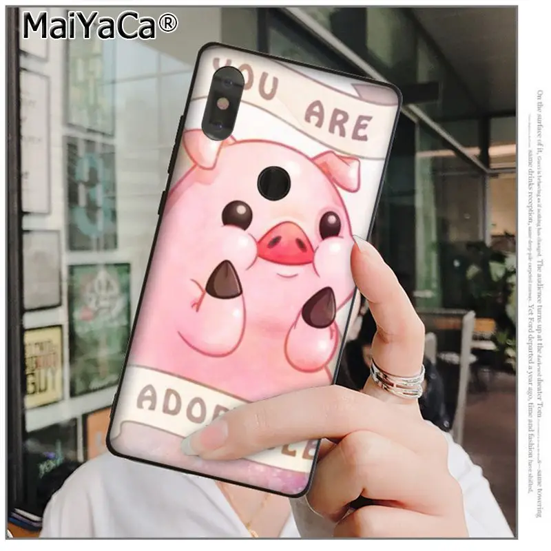 A9 MaiYaCa мультфильм аниме Гравитация падения свинья Coque Shell чехол для телефона Xiaomi 8 9 se Redmi 6 pro 6A 4X7 note 5 7 мобильные чехлы - Цвет: A9