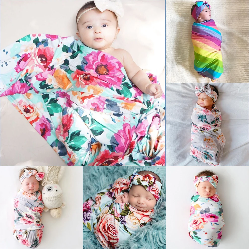 Emmababy пеленки с цветами для новорожденных девочек мягкий спальный ...