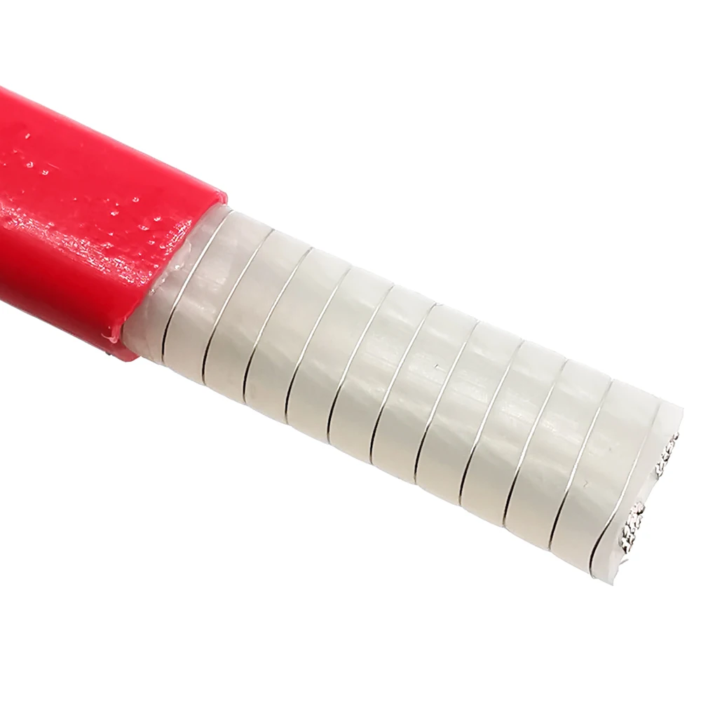 40w 9mm 9.1m Long service life Flame retardant water pipe road roof Silicone rubber PTFE Insulation thaw heating cable heat band
