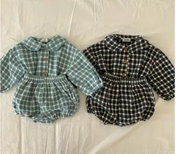 

4sets/lot Toddler girls sets (shirt+shorts) Plaid baby kids set boys suit 3-24M sylvia 612503300569