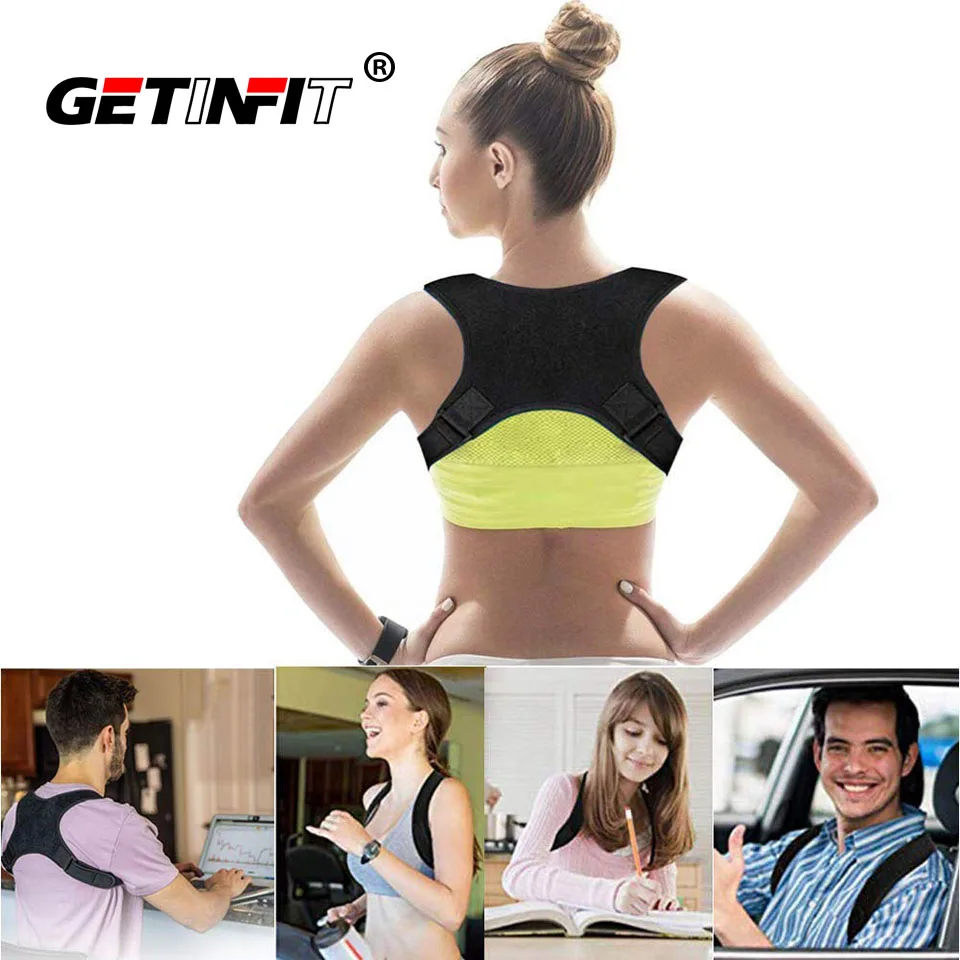 Di Protezione Della Colonna Vertebrale Torna Corrector Spalla Di Correzione Della Postura Fascia Regolabile Megattera Alleviare Il Mal Di Schiena Post