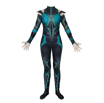 

Goddess of death Hela Kostuum Cosplay Costume Christmas Kids Adult onesies Superhero Bodysuit Suit Jumpsuits Rompers costume