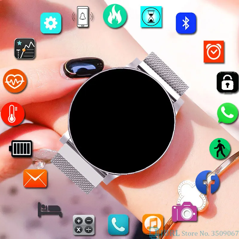 

Smart Watch Men Women Pressure Measurement Fitness Tracker SmartBand Health SmartClock Cardio HR Monitor Pedometer Sport watch