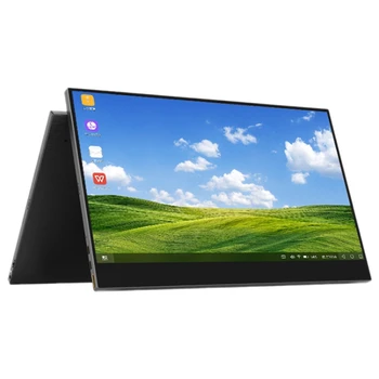 

15.6-Inch Portable Monitor 1080P HD Game External PressDisplay for Phones/PC/PS//Switch (EU Plug)