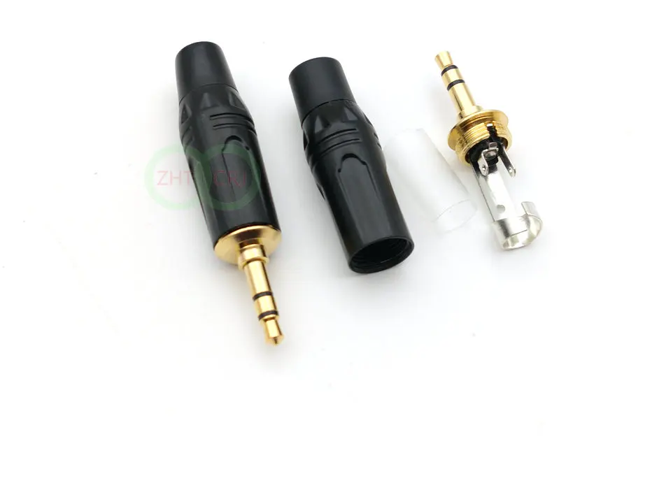 50pcs 3 5mm Stereo For Repair Headphone Jack Plug Cable Audio Connector Mini 3 5mm Jack New