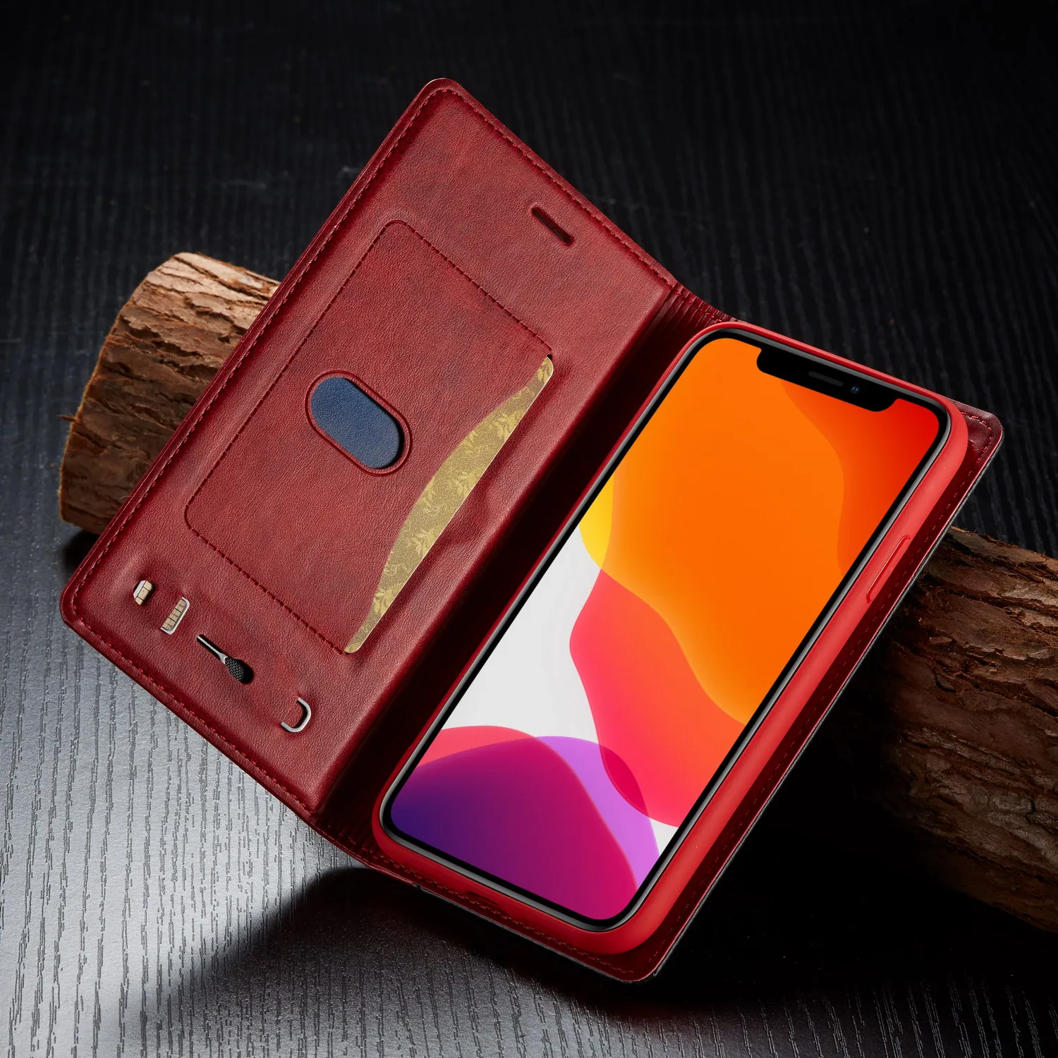 Чехол с откидной крышкой для Iphone 11 чехол для Iphone 11 Pro Max 5,8 6,1 6,5 чехол-портмоне с откидной крышкой Nano булавки с отделениями для кредитных карт Чехол
