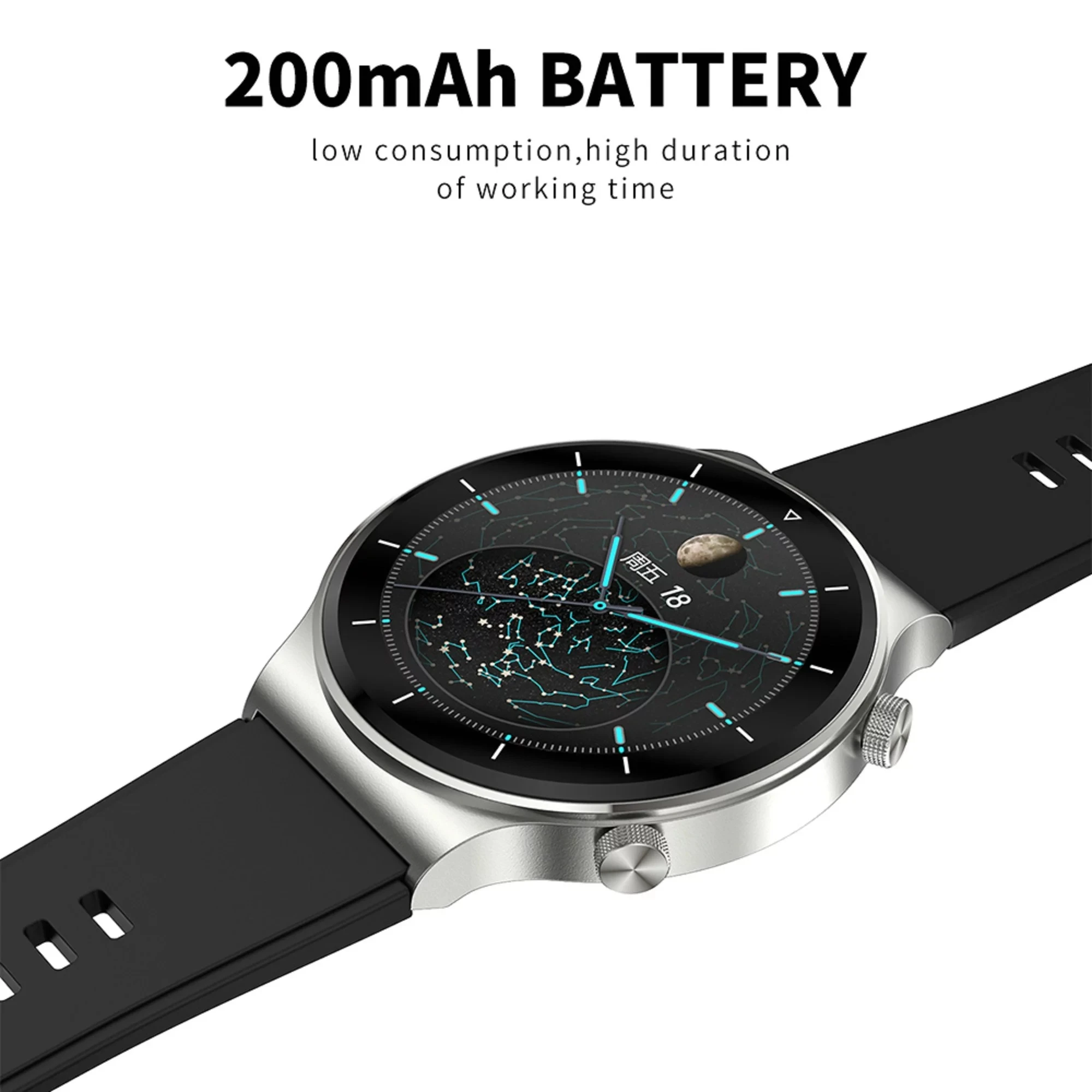 FIMAODZ Smart Watch 2021 IP68 Waterproof For Huawei Android IOS Phone Watch GT 2 Pro Smartwatch Man Women For Xiaomi