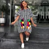 Mofe African Short Sleeve Loose Dress