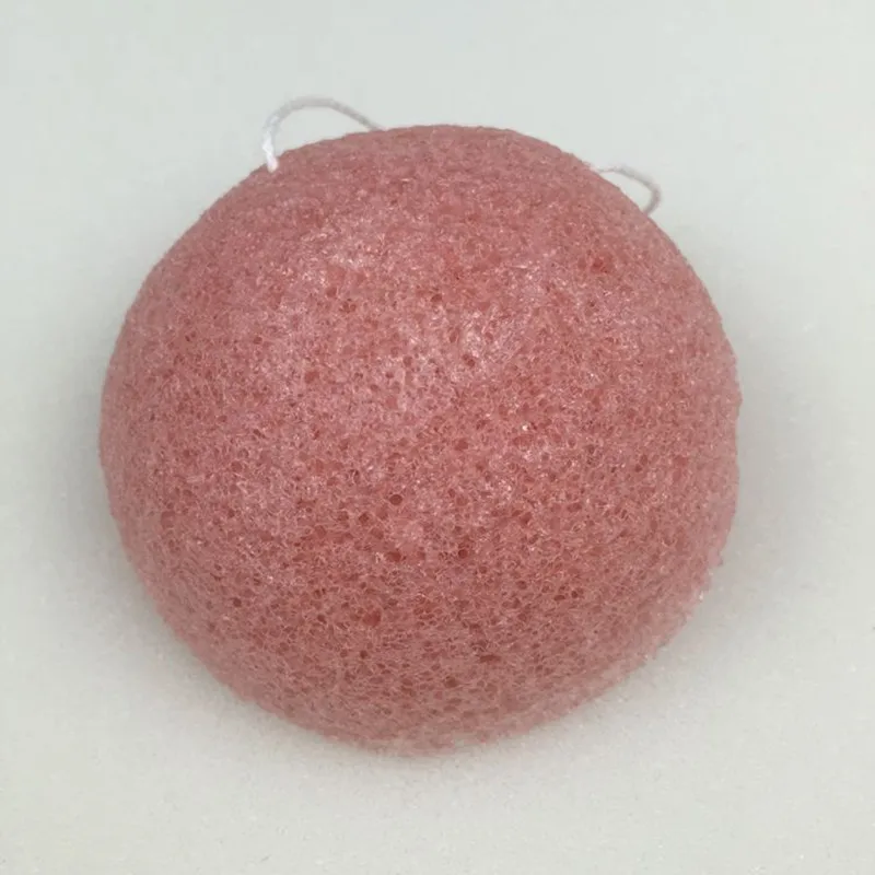 1 шт. натуральная косметическая губка Konjac из бамбукового угля очищающая для
