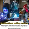 3 in 1 MIG-200 Welding Machine 220V Inverter Tig Semi-automatic Core Mig Gas Welding MMA Flug Welding Machine 2