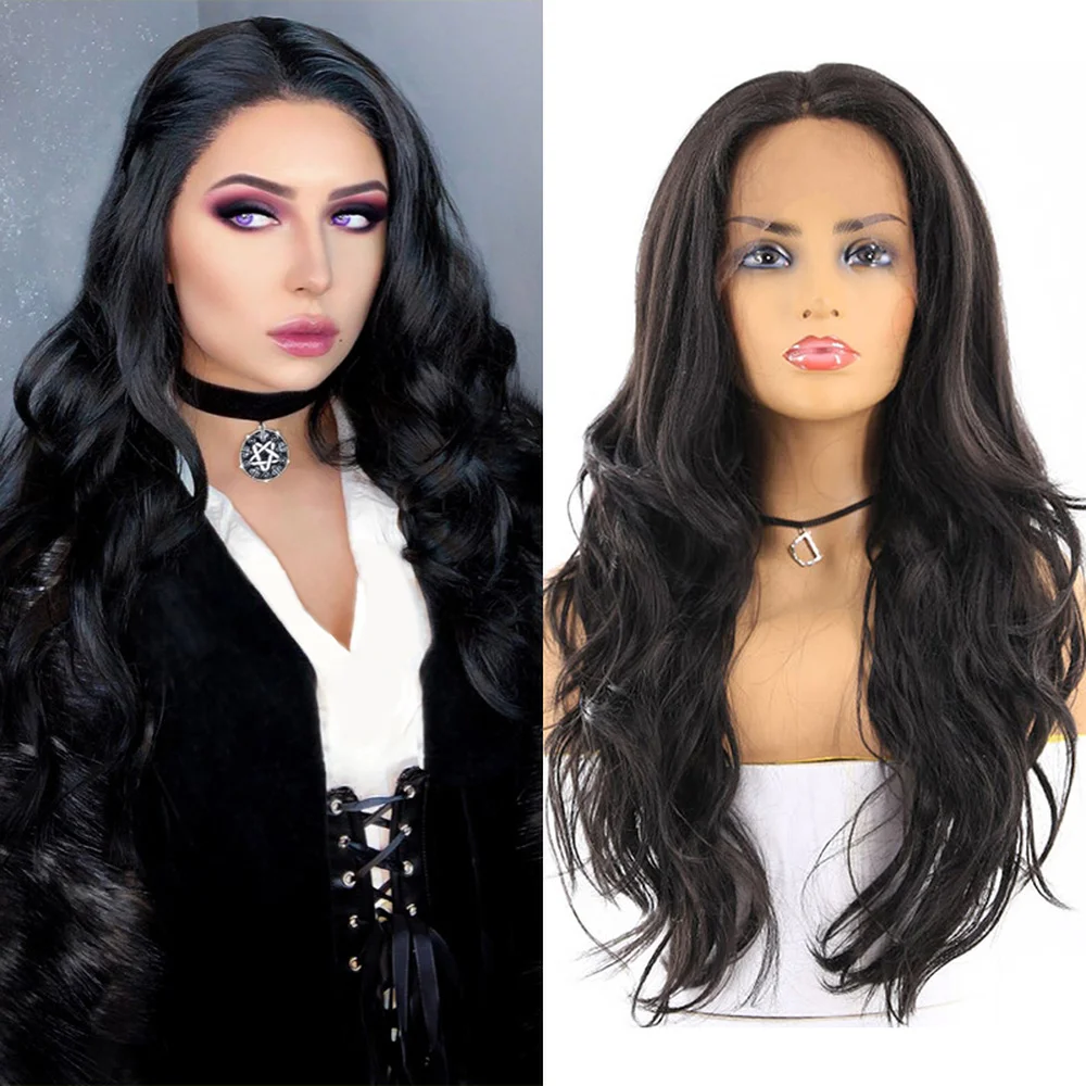 For Sale Wigs Lace-Wig Black Synthetic X-TRESS Hairstyle Baby-Hair Free-Part Natural Women 13X4 KJnROjg85