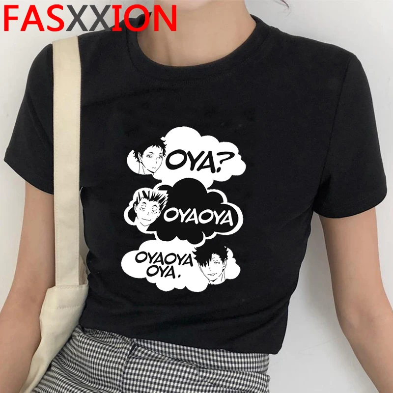 Oya tee hombres camiseta Kuroo Anime Bokuto Manga Shoyo directo creativo camiseta Camiseta de Manga corta Camisetas de Hip Hop hombre