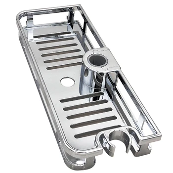 

Bathroom Tray Shower Shelf Lifting Storage Tray Kitchen Rack Plastic Holder Detachable Organizer