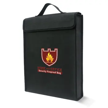 

Fire proof pouch Money Document safe bag Fire Resistant material New