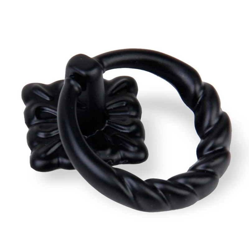

2pcs Vintage Kitchen Cabinet Cupboard Drawer Dresser Pull Handle Knob---Matte Black