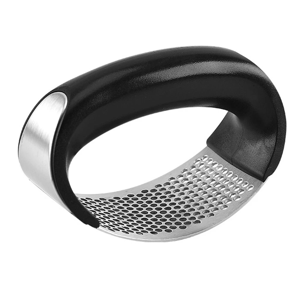 

Stainless Steel Garlic Press Metal Ginger Garlic Chopper Crusher Garlic Cutter Creative Hand Press Garlic Tools Kitchen Gadgets