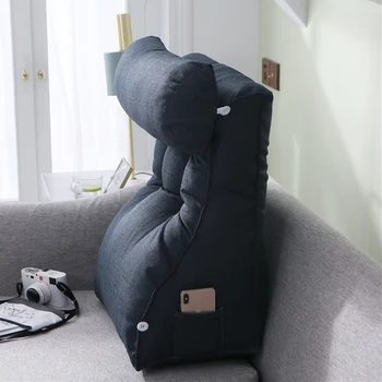 

Large Pillow Cushion Triangle SofaPillow for Bed Coccyx Seat Cushion Cuscini Divano Gift Waist Cushions Home Decor BB50KD