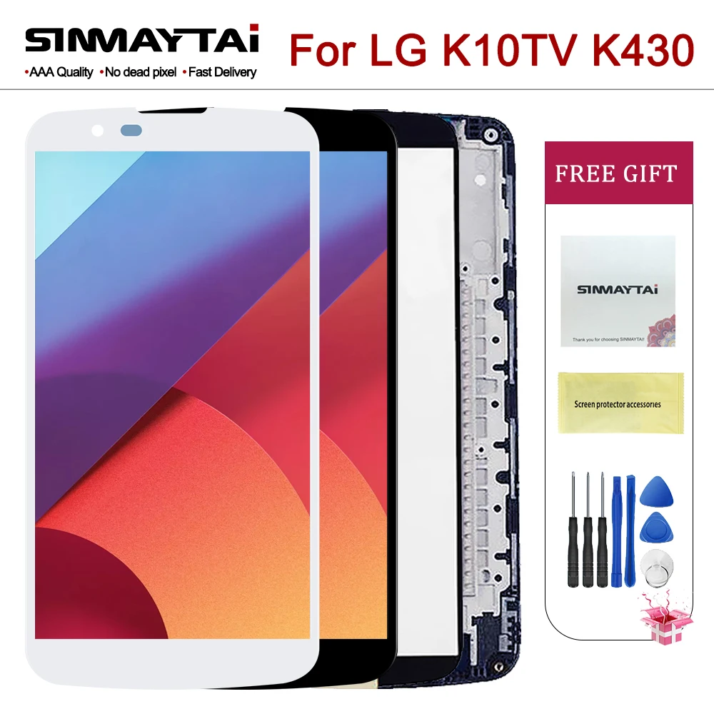 Оригинальный ЖК дисплей 5 3 для LG K10TV K430DS K410TV K430TV с сенсорным экраном дигитайзер