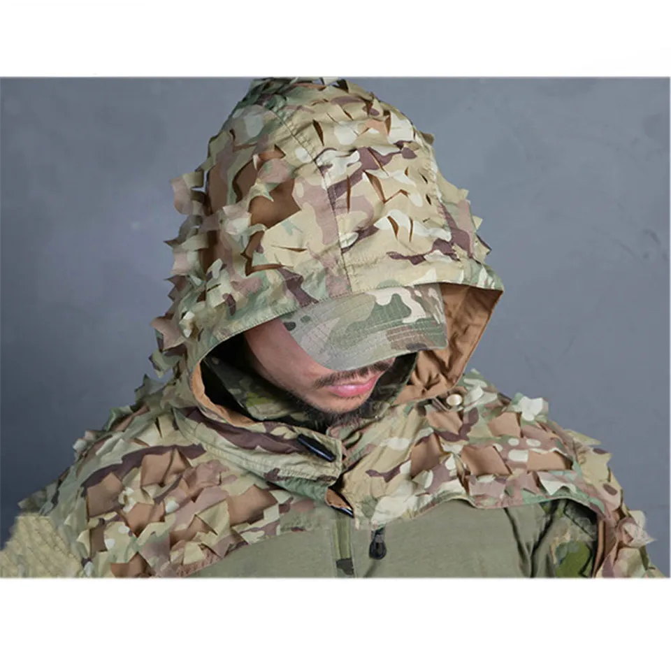Военный Снайпер Ghillie страйкбол Пейнтбол Ghillie Viper капюшон боевой Ghillie костюм основа камуфляж Assaulter Ghillie костюм