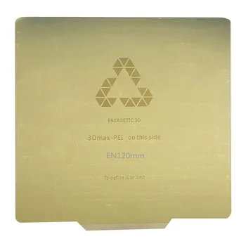 

ENERGETIC New 120x120mm Removal Spring Steel Sheet applied PEI Flexible Build System for Monoprice Select Mini v2 3D Printers