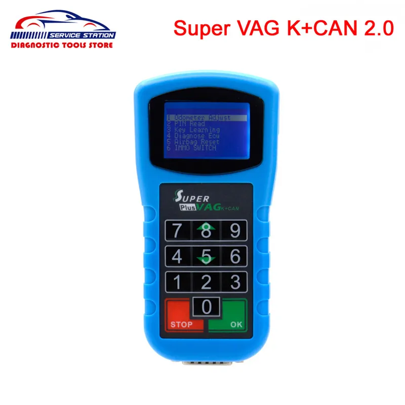 Диагностика Супер VAG K + CAN Plus 2 0 коррекция пробега считыватель Pin-кода SuperVAG