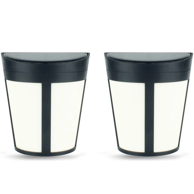 2 шт. светильник на солнечной энергии настенный с управлением 6 светодиодов