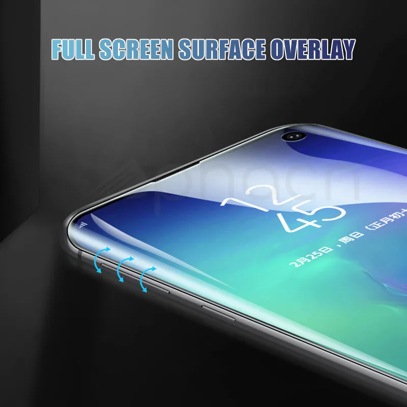 99D изогнутая мягкая пленка на samsung Galaxy S10 S8 S9 Plus S10e S7 Edge Note 8 9 10 Pro Защитная пленка для экрана чехол