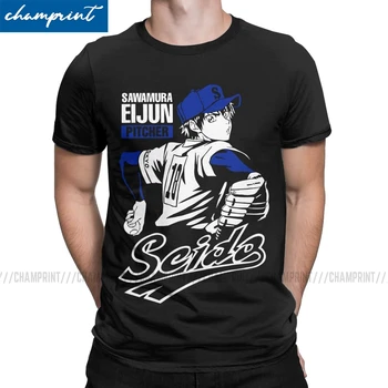

Eijun Sawamura Diamond No Ace T Shirt Men Cotton Vintage T-Shirt O Neck Baseball Sports Manga Tees Short Sleeve Tops Plus Size