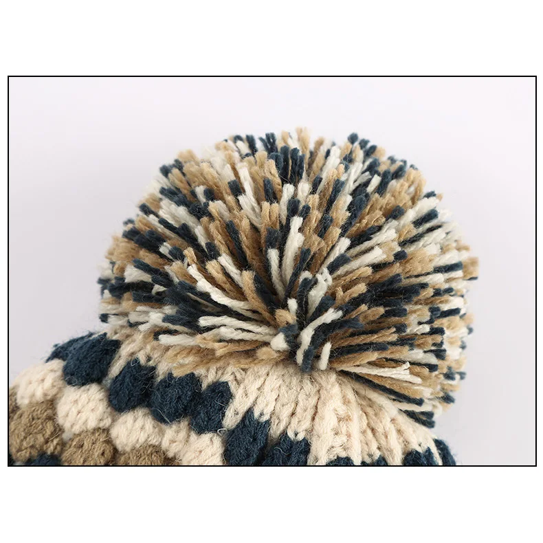 Осень Зима Новая шапка шарф 2/комплект плюс бархатные шапки для женщин теплая вязаная шапка с помпоном женский милый снуд дамские шарфы с воротником