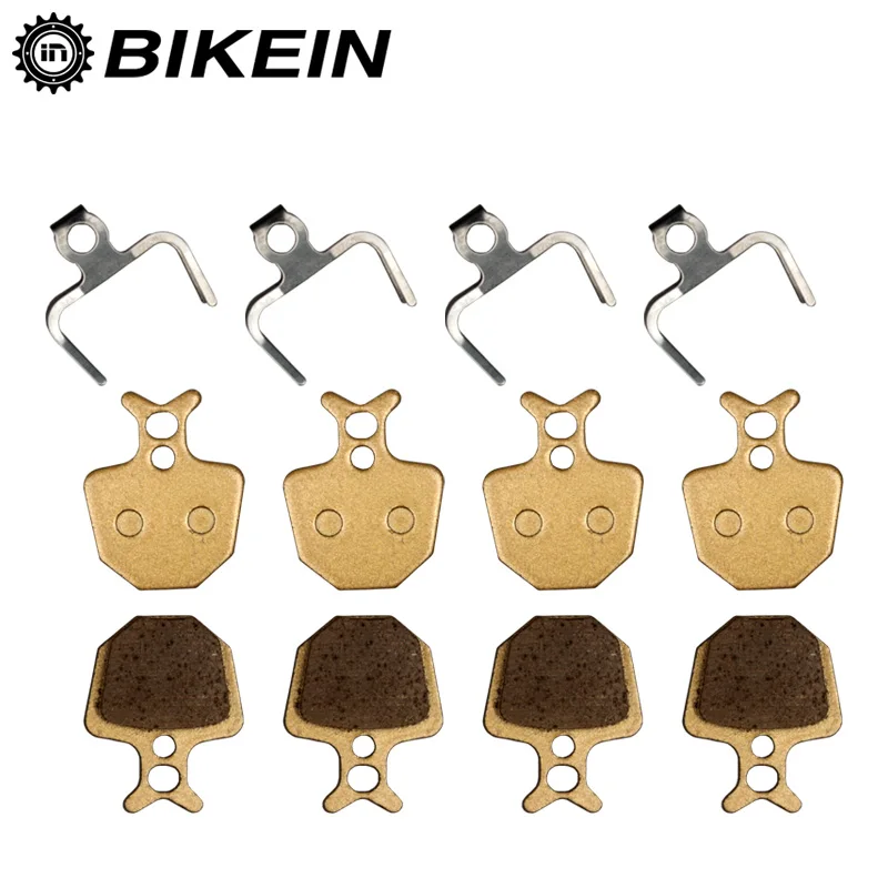 BIKEIN - 4 Pairs Mountain Bike Bicycle Hydraulic Disc Brake Pads For Formula ORO K18/K24/PURO Giant DA6/DA8 Metallic Shoes |