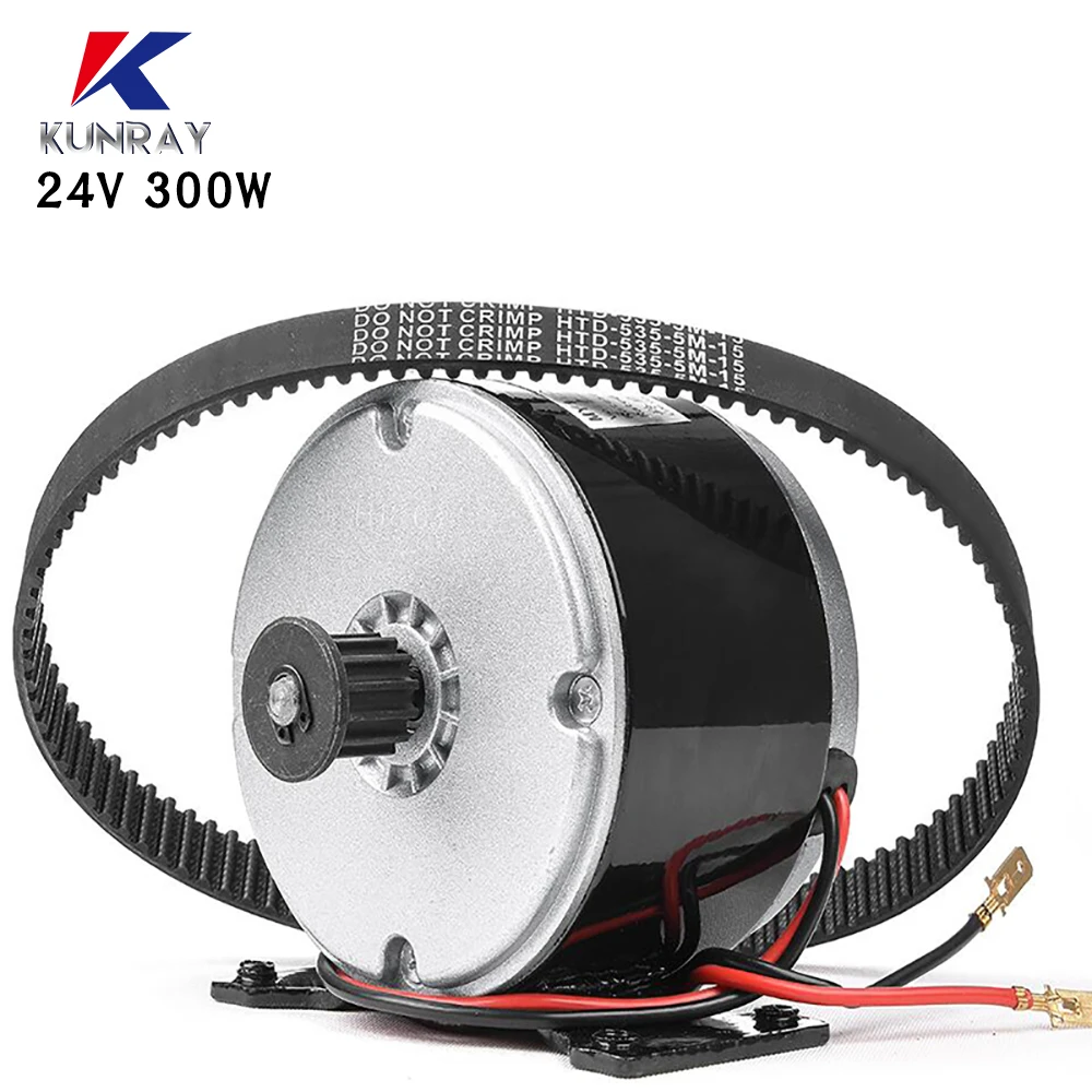 Automotive 300W Electric Motor Belt Drive 24V