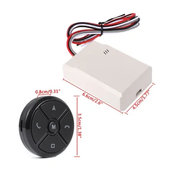 

Accessories Steering Wheel Button Interior Wireless Remote Control GPS