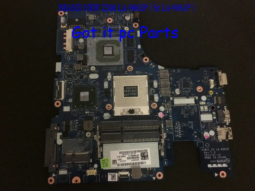 Быстрая доставка. В наличии материнская плата Z500Laptop viwz1 _ Z2 LA 9063P REV: 1 0 для
