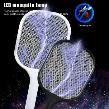 

Electric Mosquito Zapper USB Rechargeable Fly Racket Handheld Mosquito Insect Swatter Household Pest Killer For Indoor And Outdo