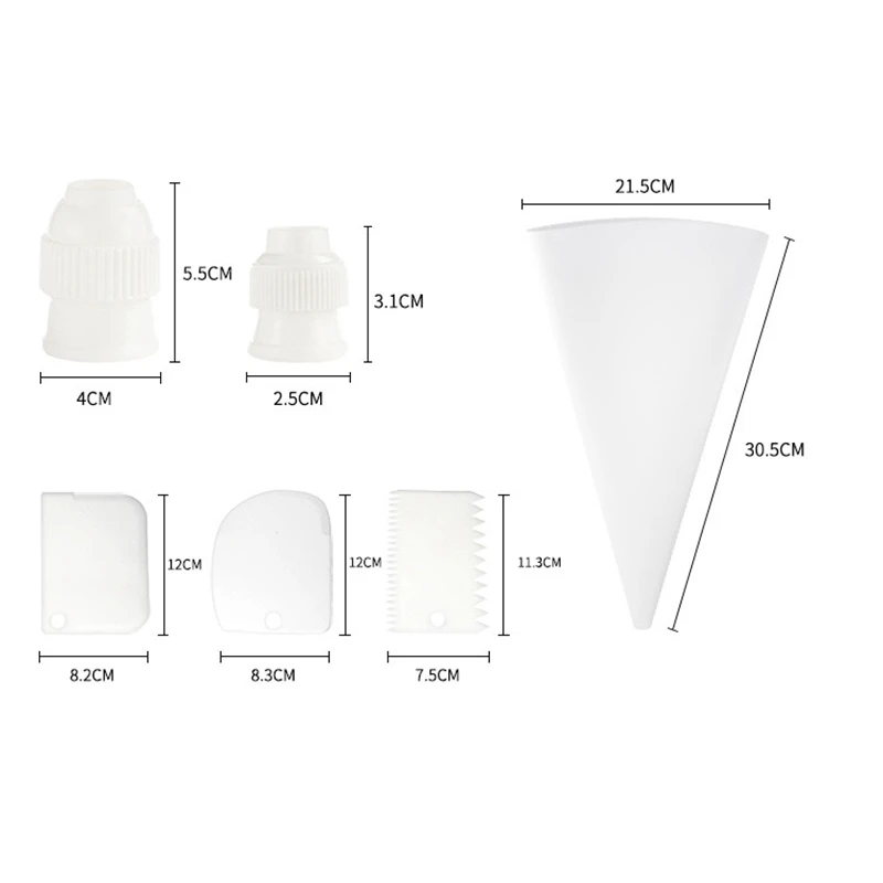 Multi-Function Cake Decorating Kit Cake Turntable Set Pastry Tube Fondant Tool Kitchen Dessert Baki