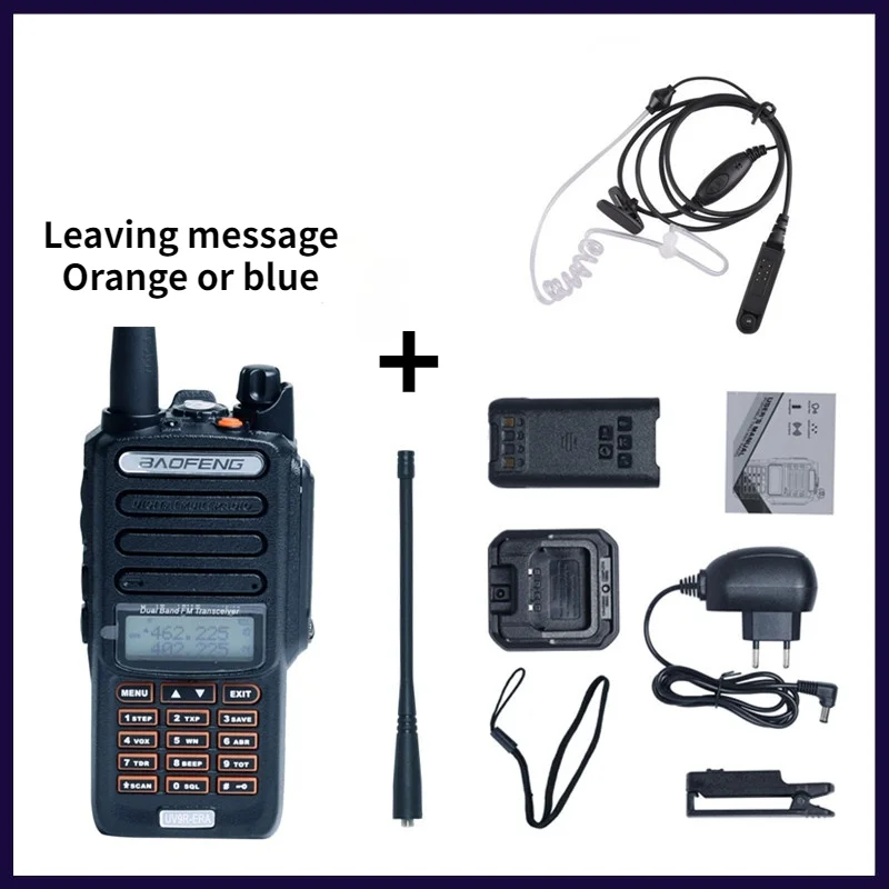 2021Baofeng UV-9R Plus ERA Upgraded Version of Long Range 10w portable Two Way RadioStations Hunting UV-9R PLUS IP68 Waterproof walkie talkie set Walkie Talkie