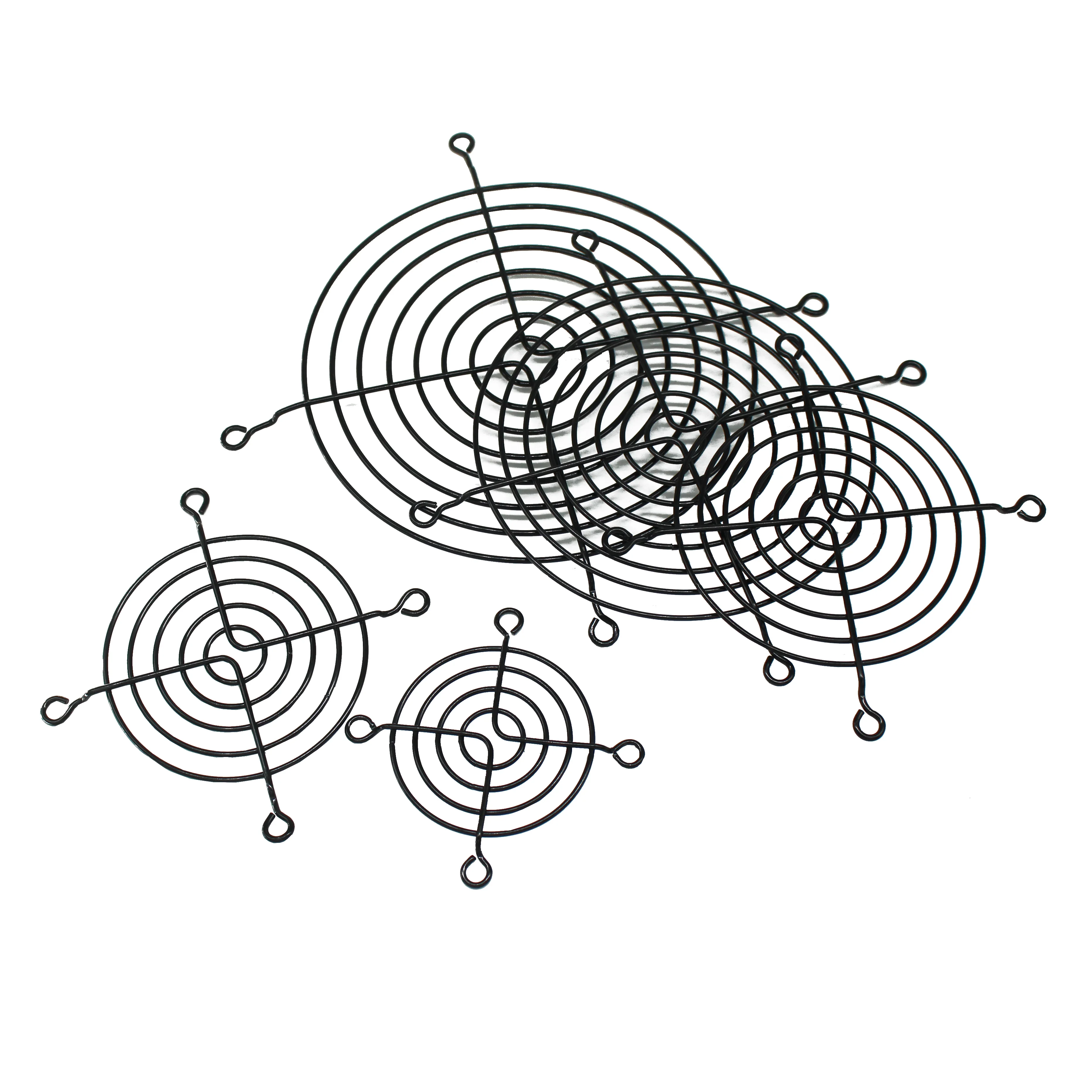 2 шт. металлическая сетка для защиты пальцев решетка вентилятора 60 мм 80 мм 90 мм 92 мм 120 мм 140 мм Компьютерный Вентилятор Гриль